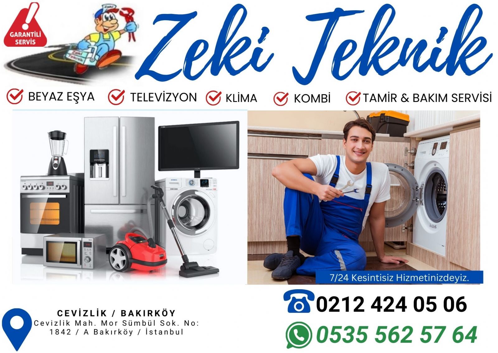 Cevizlik Beyaz Eşya Servisi